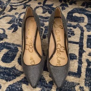 Sam Edelman heels blue mermaid scale
